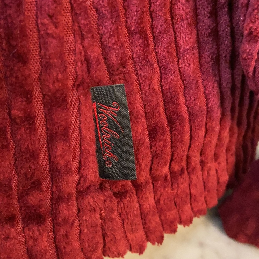 Woolrich Quality Deep Ruby Kinsdale Jacket Zip M! Gem